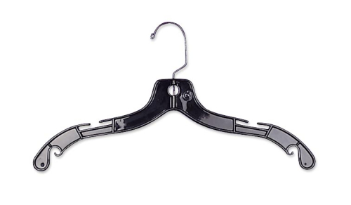 Tucker - Tucker 12in. Wide Display Shirt Hanger - Black - 4570BK