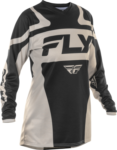 Fly Racing - Fly Racing F-16 Riding Womens Jersey - 378-820X - Black/White - X-Large