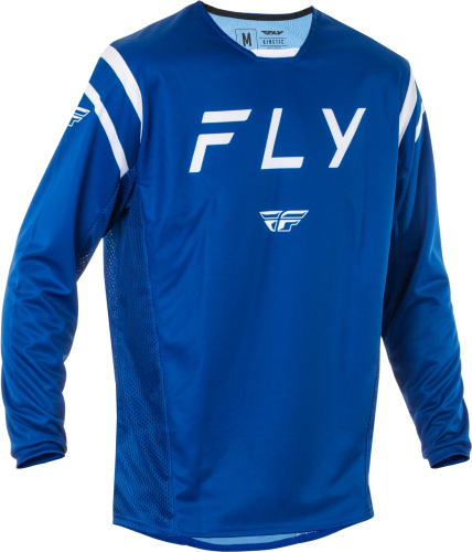 Fly Racing - Fly Racing Kinetic Center Jersey - 378-521L - Navy/White - Large
