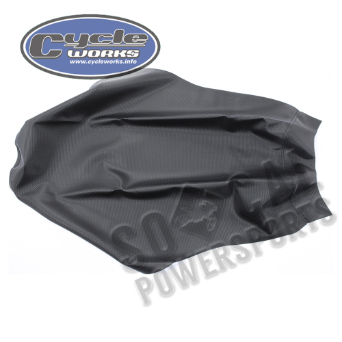 Quad Works - Quad Works Cycle Works Seat Cover - Gripper Black - 36-22089-01