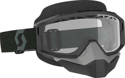 Scott USA - Scott USA Split OTG Snowcross Goggles - 285543-0001043 - Black / Clear Lens - OSFM