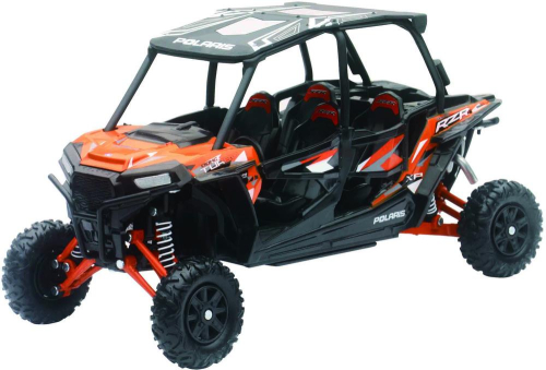 New Ray Toys - New Ray Toys 1:18 Scale ATV - Polaris RZR 4 Turbo XP Spectra Orange - 57843A