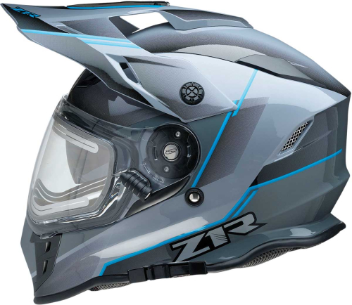 Z1R - Z1R Range Bladestorm Electric Helmet - 0101-14059 - Gray/Black/Blue - X-Small