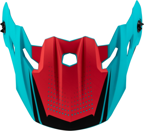 G-Max - G-Max 502 Visor with Screws for MX-96 Helmet - Matte Blue/Red - G096004