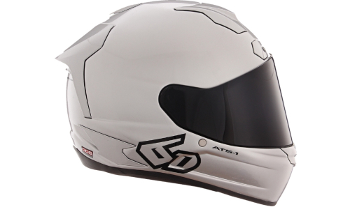 6D - 6D ATS-1R Solid Helmet - 30-0997 - Gloss Silver - Large