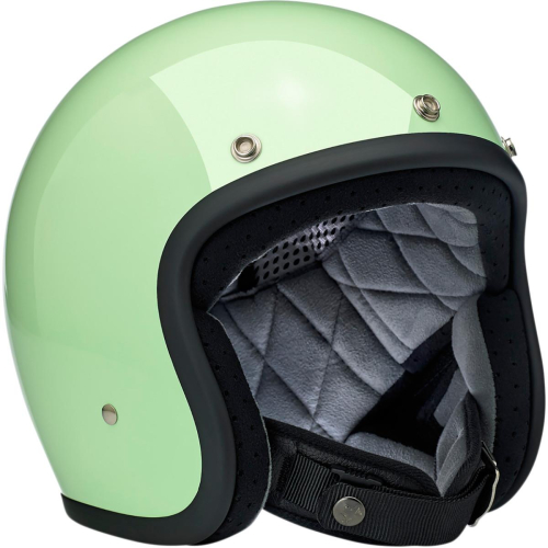 Biltwell Inc. - Biltwell Inc. Bonanza Solid Helmet - 1001-110-201 - Gloss Mint - X-Small