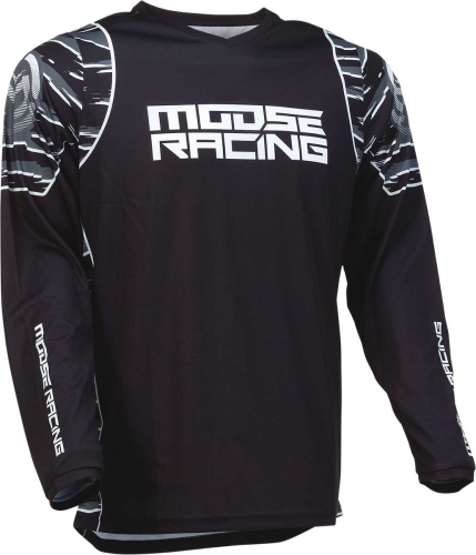 Moose Racing - Moose Racing Qualifier Jersey - 2910-6970 - Black/White - 2XL