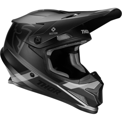 Thor - Thor Sector Split Helmet - 0110-6210 - Charcoal/Black - X-Small