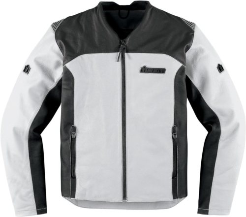 Icon - Icon Device Leather Jacket - 2810-2213 - White - X-Large