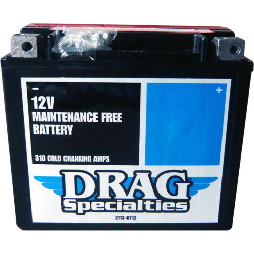 Drag Specialties - Drag Specialties AGM Maintenance-Free Battery - 2113-0712
