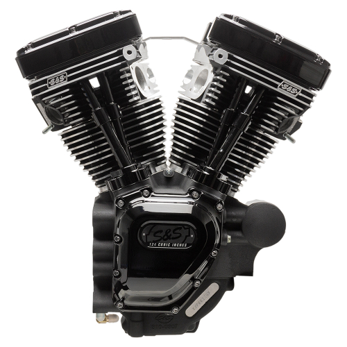 S&S Cycle - S&S Cycle T124HC Series Long Block Engine - Black - 310-0835A