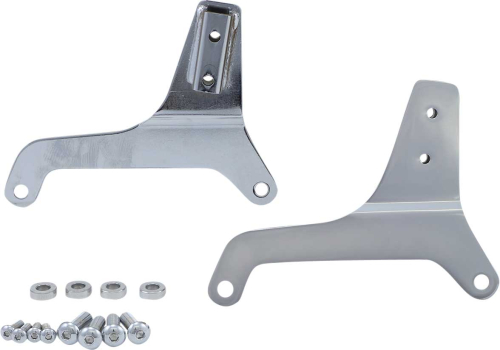 Khrome Werks - Khrome Werks Round Side Plates - Chrome - KW264180