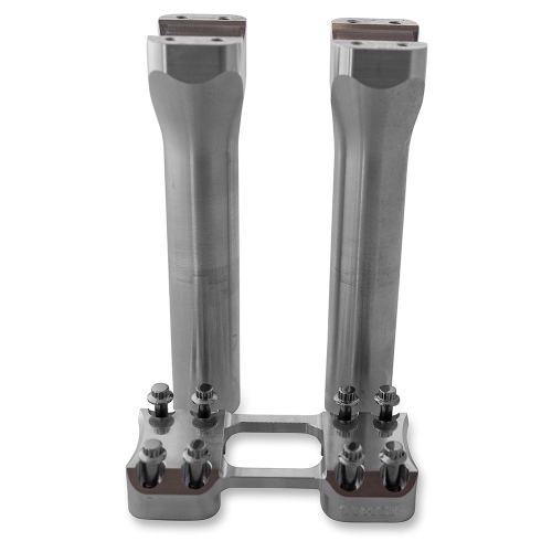 Trask Performance - Trask Performance Assault Risers for 1-1/4in. Handlebars - 8in. - Raw Finish - TM-8601-8R