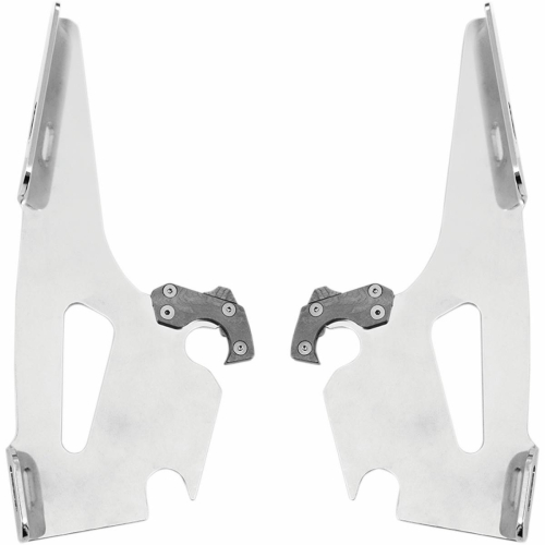 Memphis Shades - Memphis Shades Plates-Only Kit for Changing Sportshields to Fats/Slim - Polished - MEK1719