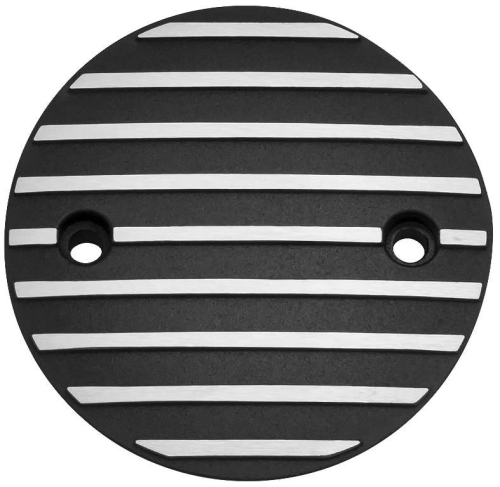 Kuryakyn - Kuryakyn Finned Timing Cover - Black - 9839