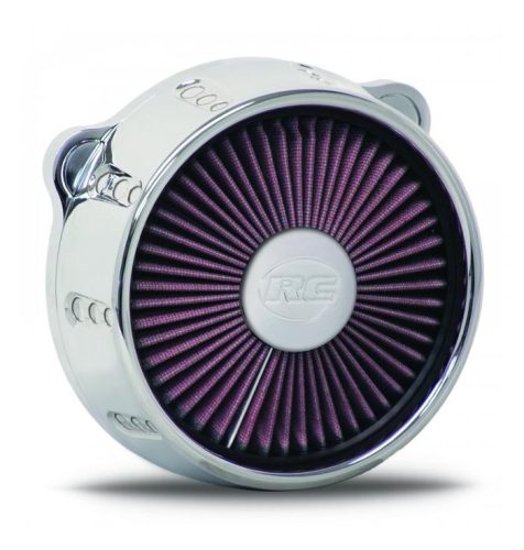 RC Components - RC Components Truflo Air Cleaner - Gatlin - Chrome - ACX-02C-14C