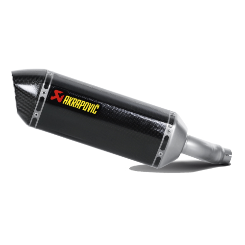 Akrapovic - Akrapovic Single Carbon Muffler with Carbon End Cap - S-K3SO1-ZC