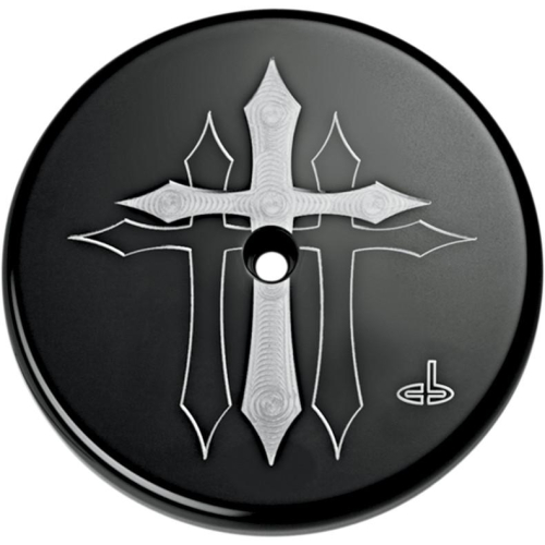 Carl Brouhard Designs - Carl Brouhard Designs Air Cleaner Insert - Cross series - Black - CR-0007-B