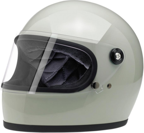Biltwell Inc. - Biltwell Inc. Gringo S Solid Helmet - GSPOLGLGRNXLG - Gloss Polar Green - X-Large