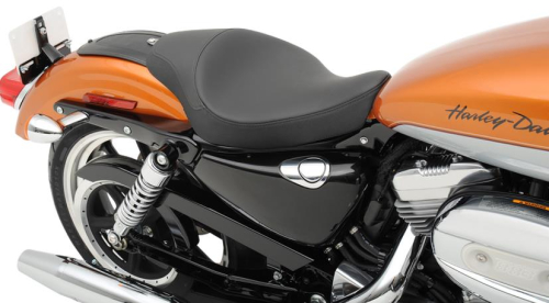 Drag Specialties - Drag Specialties Low-Profile Solo Seat - Smooth - 0804-0524