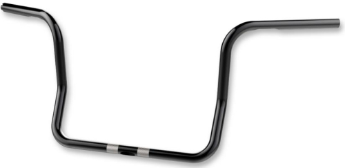 Khrome Werks - Khrome Werks 1in. Bagger Bobber Ape Hanger Handlebar - 14in. - Dimpled and Drilled - Black - 300852