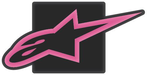 Alpinestars - Alpinestars MX Trailer Hitch Cover - Black/Pink - 1037-94000-1310