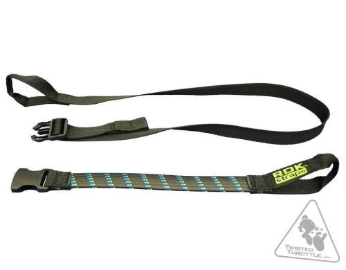 ROK Straps - ROK Straps Motorcycle Strap - Black/Blue/Green - ROK10001