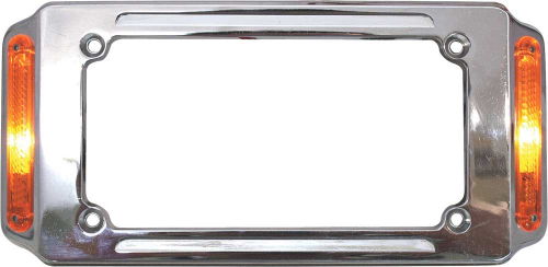 HardDrive - HardDrive Universal License Plate Frame with 12v Amber Lights - 28-6027A