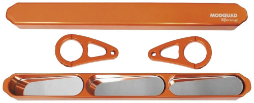 ModQuad - ModQuad Billet 3-Panel Rear View Mirror - 1 3/4in. - Orange - R-MIR-6-OR