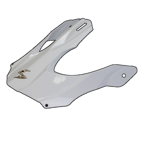 Scorpion - Scorpion Peak Visor for EXO VX-16 Helmets - White - 52-160-12