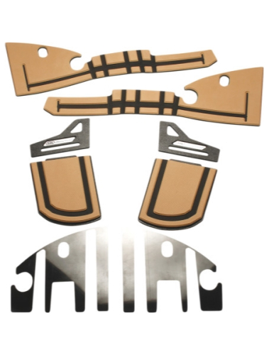 Hardstreet - Hardstreet Ryt-There Shelf Set - Round - Tan - 1033-SBSH-IN-TB