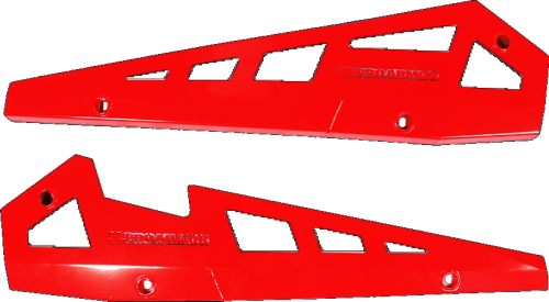 Pro Armor - Pro Armor Rock Sliders - Red - P141221RD-293