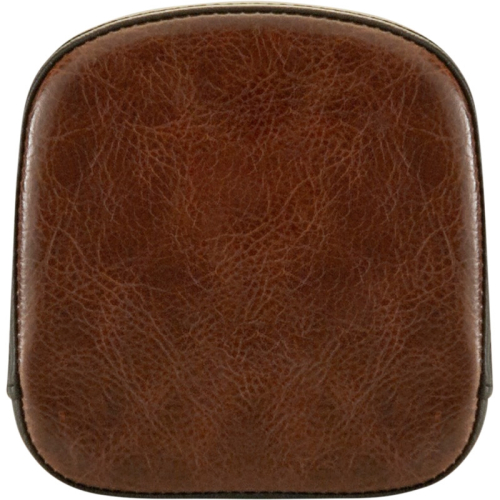 Saddlemen - Saddlemen Gravestone Sissy Bar Pads for Lariat Seats - 7.5in. x 7.5in. - Brown - 040741