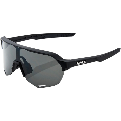 100% - 100% S2 Sunglasses - 61003-102-02 - Black / Smoke Lens - OSFM