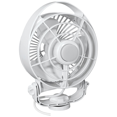 SEEKR by Caframo - SEEKR by Caframo Maestro 12V 3-Speed 6" Marine Fan w/LED Light - White