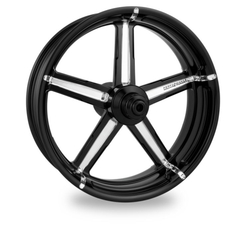 Performance Machine - Performance Machine Formula Front Wheel (Dual Disc) - 21in. x 3.5in. - Platinum Cut - 1519-7106R-FRMAJ-BMP