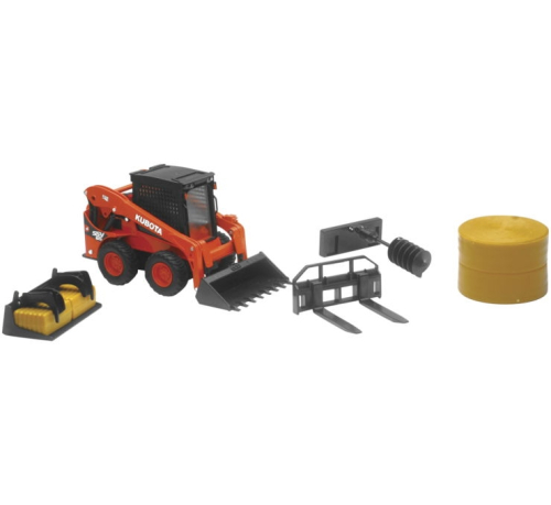 New Ray Toys - New Ray Toys 1:18 Kubota Light And Sound - SSV65 Skid Loader - SS-33133C