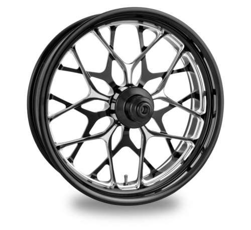 Performance Machine - Performance Machine One-Piece Aluminum Front Wheel - 18in. x 5.5in. - Platinum Cut - 1202-7814P-GAL-BMP
