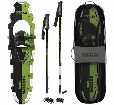 Yukon Charlies - Yukon Charlies Yukon Sherpa Series Snowshoes Kit - 8in.x21in. - 80-5015K - Green - OSFM