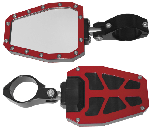 ModQuad - ModQuad Bezel Side Mirror - Red - SIDE-1.75-BRD