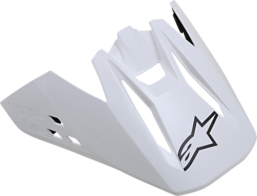Alpinestars - Alpinestars Visor for S-M5 Helmets - Solid/Gloss White - 8983021-2180
