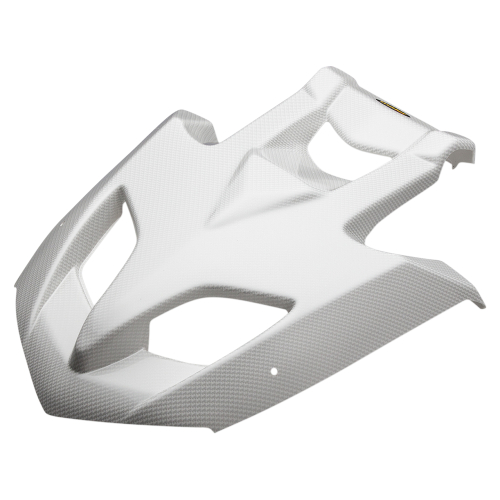 Maier Mfg - Maier Mfg Custom Scooped Hood - White Carbon Fiber-Look - 19040-31