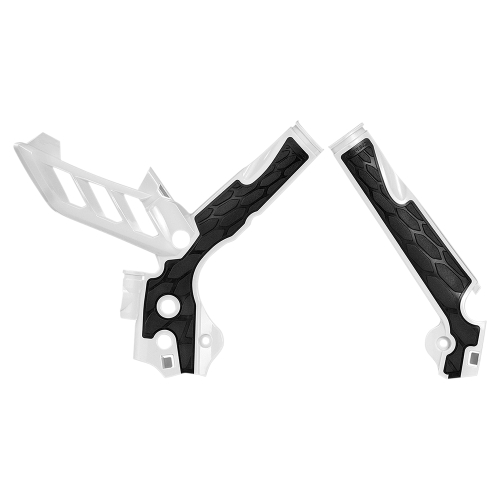 Acerbis - Acerbis X-Grip Frame Guards - White/Black - 2374251035