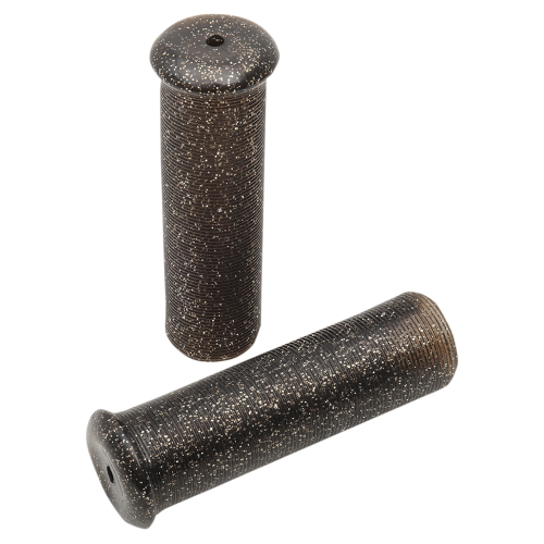 Emgo - Emgo Star Fire Flake Grips for 7/8in. Handlebars - Black - 42-21120