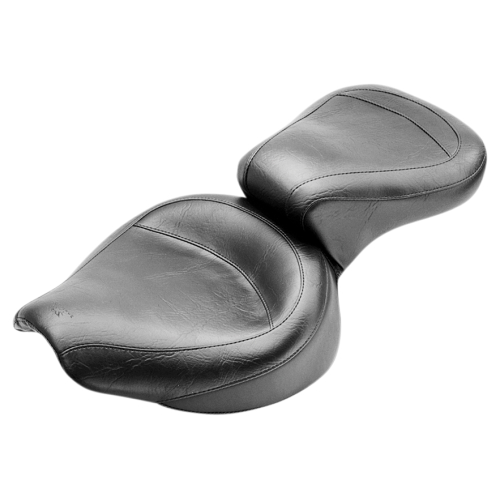 Mustang - Mustang Wide One-Piece Touring Seat - Plain - 75734