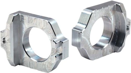 Works Connection - Works Connection Elite Axle Blocks - Silver - 17-310