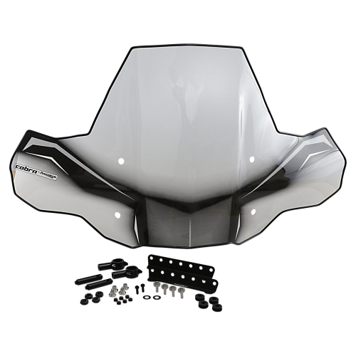 Powermadd - Powermadd Cobra Pro Tek Windshield - No Cut Out with Standard Mount - 24571