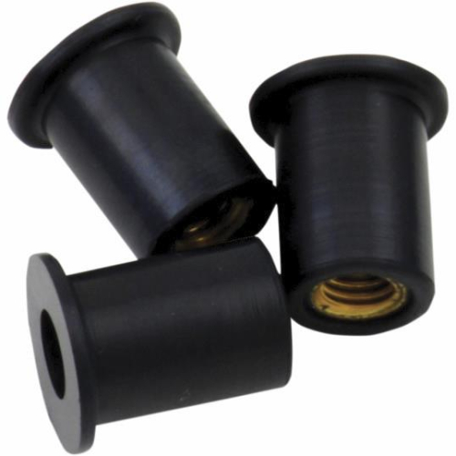 Bolt MC Hardware - Bolt MC Hardware Windscreen Fastener Rubber Well Nuts - WSF-NUT-50