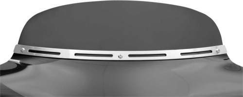 Memphis Shades - Memphis Shades Batwing Fairing Slotted ChromeTrim - MEM0911