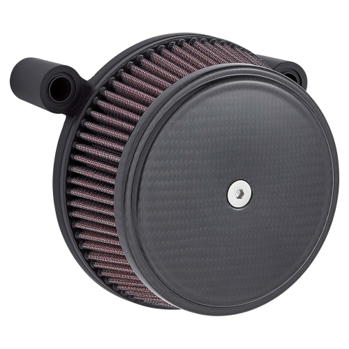 Arlen Ness - Arlen Ness Big Sucker Stage I Air Filter Kit - Carbon - Red Filter - 18-744